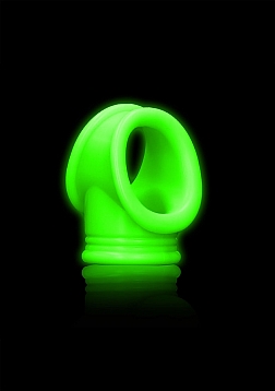 Cock Ring & Ball Strap - Glow in the Dark