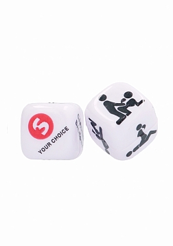 Dados de juego ertico "Gamble Dice" - Shots Toys S-Line