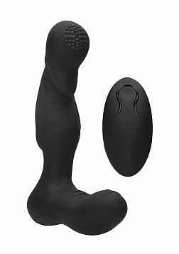 No. 76 - Vibrating Anal Plug / P Massager - Black