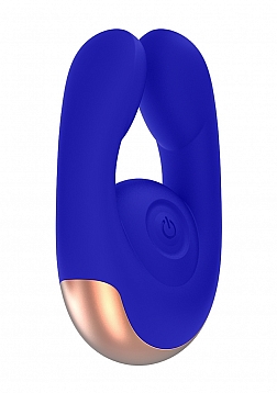 Dual Motor Clitoral Stimulator - Fancy - Blue